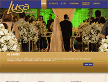 Tablet Screenshot of lusaeventos.com.br
